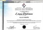 Fzt. Saad Toksöz Fizyoterapi sertifikası