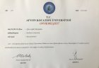 Dyt. Barış Kaçmaz Diyetisyen sertifikası
