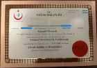 Uzm. Dr. Ayşegül Örencik Çocuk Sağlığı ve Hastalıkları sertifikası
