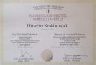 Psk. Hüseyin Keskinbıçak Psikoloji sertifikası