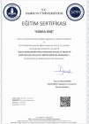 Psk. Kübra Eriş Nurman Psikoloji sertifikası