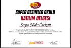 Dyt. Nida Ötekan Diyetisyen sertifikası