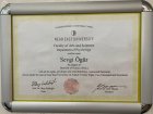Psk. Sevgi Ögür Psikoloji sertifikası