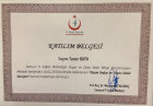 Uzm. Dr. Taner Kaya Dahiliye - İç Hastalıkları sertifikası