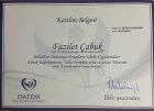 Uzm. Kl. Psk. Fazilet Çabuk Klinik Psikolog sertifikası