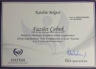Uzm. Kl. Psk. Fazilet Çabuk Klinik Psikolog sertifikası