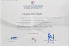 Uzm. Kl. Psk. Mustafa Mert Mutlu Klinik Psikolog sertifikası