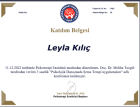 Aile Danışmanı Leyla Kılıç Aile Danışmanı sertifikası