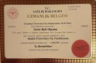 Uzm. Dr. Yasin Baki Baydaş Dahiliye - İç Hastalıkları sertifikası