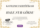 Psk. Hale Nur Göksu Psikoloji sertifikası