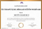 Uzm. Psk. Dan. Metin Hamurcu Psikolojik Danışman sertifikası