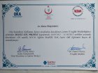 Dt. Hatice Atılgan Diş Hekimi sertifikası