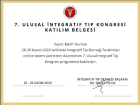 Dr. Melih Nurhan Medikal Estetik Tıp Doktoru sertifikası