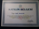 Psk. Hanifi Karabulak Psikoloji sertifikası