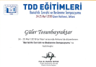 Uzm. Dyt. Güler Tosunbayraktar Diyetisyen sertifikası