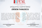 Psk. Dan. Didem Fanuscu Psikolojik Danışman sertifikası