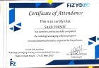 Fzt. Saad Toksöz Fizyoterapi sertifikası