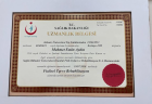 Uzm. Dr. Mehmet Emin Aydın Fiziksel Tıp ve Rehabilitasyon sertifikası