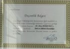 Prof. Dr. Arzu Ataseven Dermatoloji sertifikası
