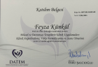 Uzm. Kl. Psk. Feyza Künkül Klinik Psikolog sertifikası
