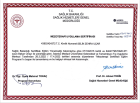 Dr. Selin Zehra Uçar Geleneksel ve Tamamlayıcı Tıp sertifikası