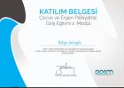 Uzm. Kl. Psk. Behiye Sakaoğlu Psikoloji sertifikası