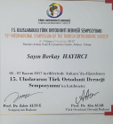 Uzm. Dt. Berkay Hayırcı Diş Hekimi sertifikası