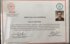 Dr. Salih Eken Geleneksel ve Tamamlayıcı Tıp sertifikası