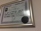 Op. Dr. Abdullah Levent Kansız Kadın Hastalıkları ve Doğum sertifikası