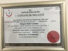 Op. Dr. Bangin Bekir Candan Ortopedi ve Travmatoloji sertifikası