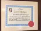 Op. Dr. Ali Ofluoğlu Göz Hastalıkları sertifikası