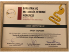 Op. Dr. Ersoy Taşpınar Genel Cerrahi sertifikası