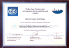 Prof. Dr. Engin Çetinkaya Ortopedi ve Travmatoloji sertifikası