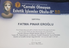 Dr. Pınar Eroğlu Ulusoy Plastik Rekonstrüktif ve Estetik Cerrahi sertifikası