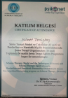 Uzm. Psk. Nimet Temizkan Psikoloji sertifikası