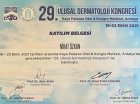Uzm. Dr. Nihat Özkan Dermatoloji sertifikası