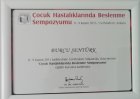 Uzm. Dyt. Burcu Şentürk Diyetisyen sertifikası