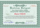 Psk. Beyza Takan Psikoloji sertifikası