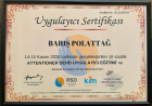 Psk. Barış Polattağ Aile Danışmanı (Psikolog) sertifikası
