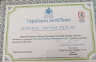 Uzm. Kl. Psk. H.Beste Polat Varlı Psikoloji sertifikası