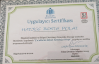 Uzm. Kl. Psk. H.Beste Polat Varlı Psikoloji sertifikası