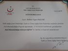 Doç. Dr. Mehmet Özgür Akkurt Kadın Hastalıkları ve Doğum sertifikası