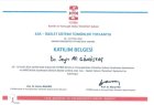 Prof. Dr. Seyit Ali Gümüştaş Ortopedi ve Travmatoloji sertifikası