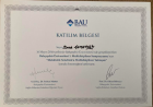 Dyt. Buse Kemanoğlu Diyetisyen sertifikası
