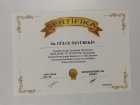 Dyt. Gülce Özyürekin Diyetisyen sertifikası