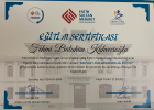 Psk. Batuhan Kahvecioğlu Psikoloji sertifikası
