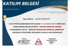 Psk. Şura Bozkurt Psikoloji sertifikası