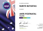 Fzt. Nuriye Büyüktaş Fizyoterapi sertifikası