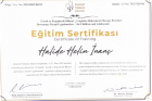 Psk. Halide Helin İnanç Psikoloji sertifikası