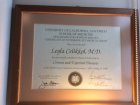 Op. Dr. Leyla Kandur Göz Hastalıkları sertifikası